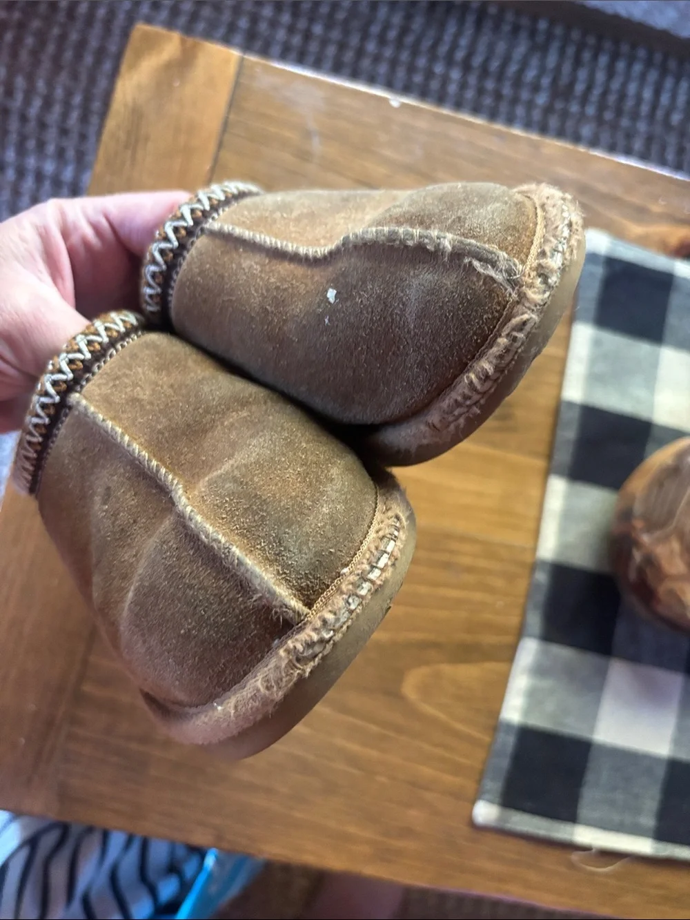 UGG Tasman II slipper Chestnut Brown Suede Slip-On